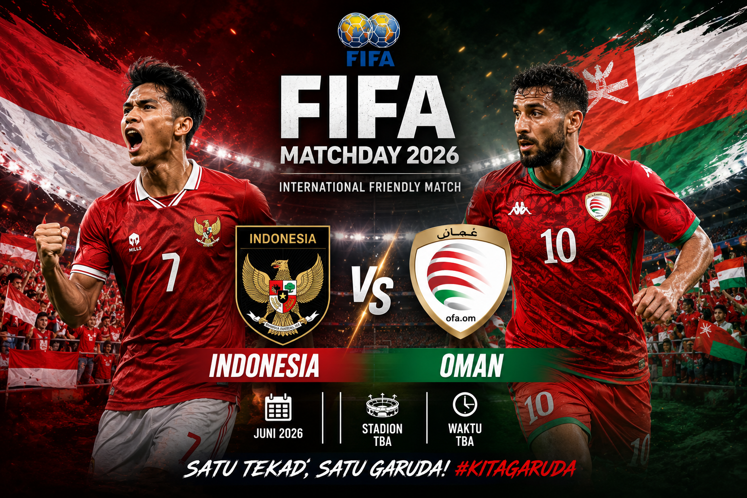 FIFA Matchday 2026 antara Indonesia vs Oman